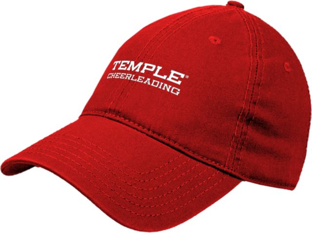 Temple Unstructured Adjustable Low Profile Hat Cheerleading - Temple University - ONLINE ONLY