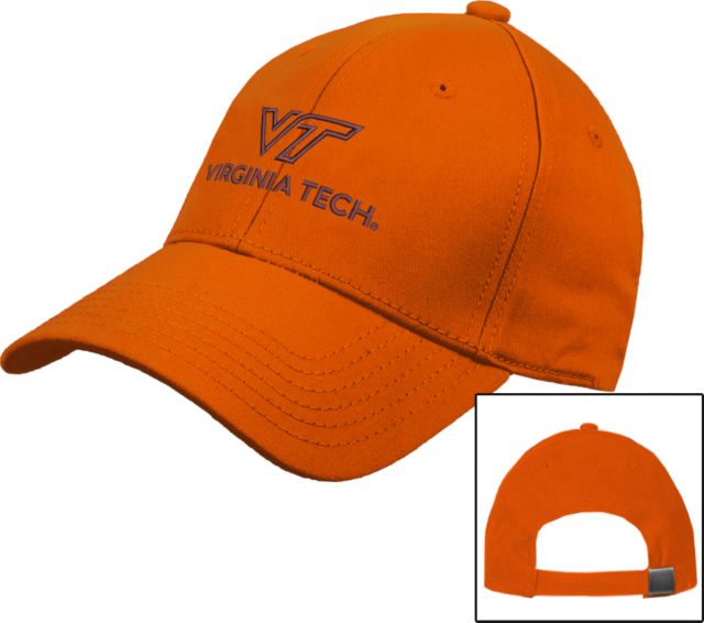 Virginia Tech Heavyweight Twill Pro Style Hat Primary Institutional Mark - ONLINE ONLY
