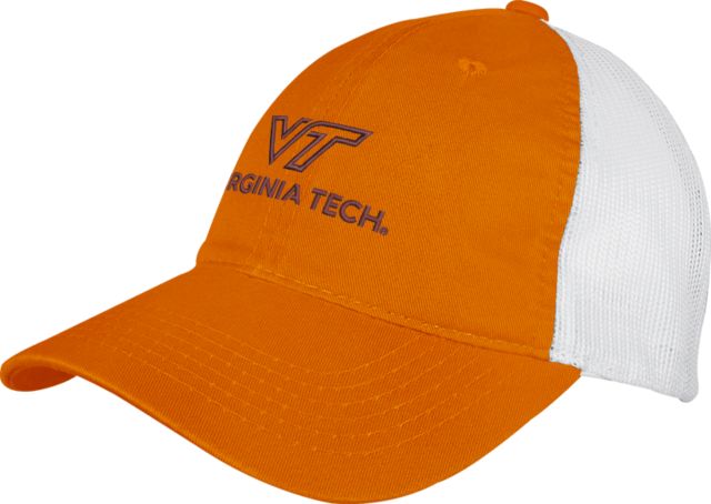 Virginia Tech Mesh Back Unstructured Low Profile Hat Primary Institutional Mark - ONLINE ONLY