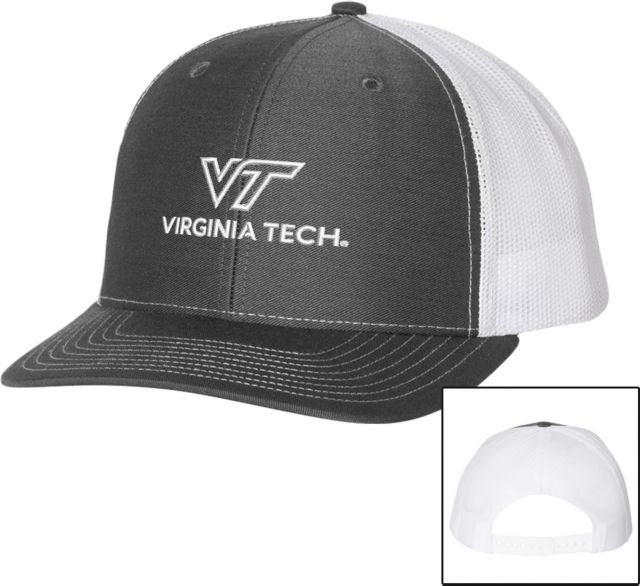 Virginia Tech Richardson Trucker Hat Primary Institutional Mark - ONLINE ONLY