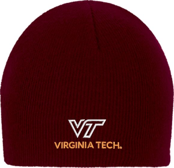 Virginia Tech Knit Beanie Primary Institutional Mark - ONLINE ONLY