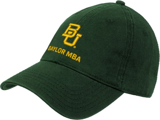 Baylor University Unstructured Adjustable Low Profile Hat Baylor MBA Stacked - ONLINE ONLY
