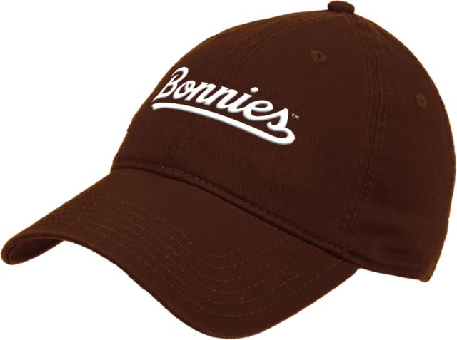 St Bonaventure Unstructured Adjustable Low Profile Hat St Bonaventure Bonnies Script - ONLINE ONLY