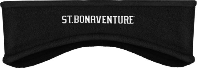 St Bonaventure Stretch Fleece Headband St Bonaventure Collegiate Text - ONLINE ONLY