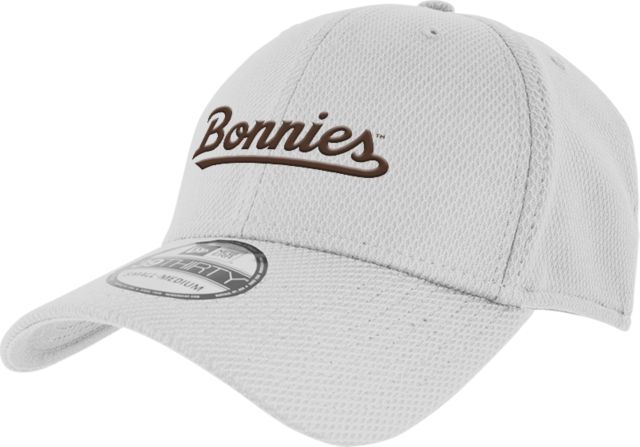 St Bonaventure New Era Diamond Era 39Thirty Stretch Fit Hat St Bonaventure Bonnies Script - ONLINE ONLY