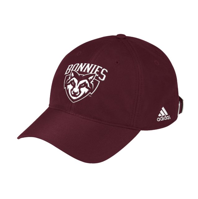 St Bonaventure Adidas Performance Slouch Hat St Bonaventure Primary Mascot Mark - ONLINE ONLY