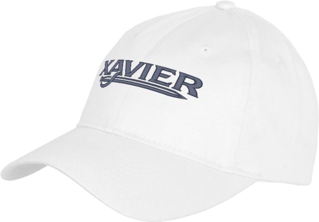 Xavier Youth Pro Style Hat Athletic Wordmark with Sword - ONLINE ONLY