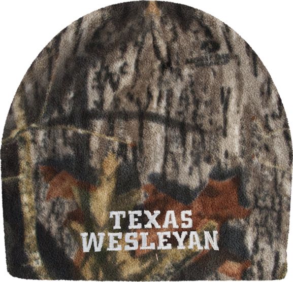 Texas Wesleyan Mossy Oak Camo Fleece Beanie Texas Wesleyan - ONLINE ONLY