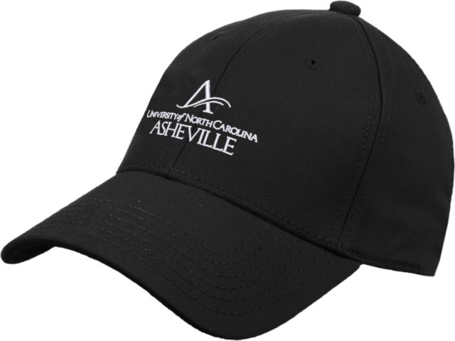 UNC Asheville Structured Adjustable Pro Style Hat University of North Carolina Asheville Stacked - ONLINE ONLY