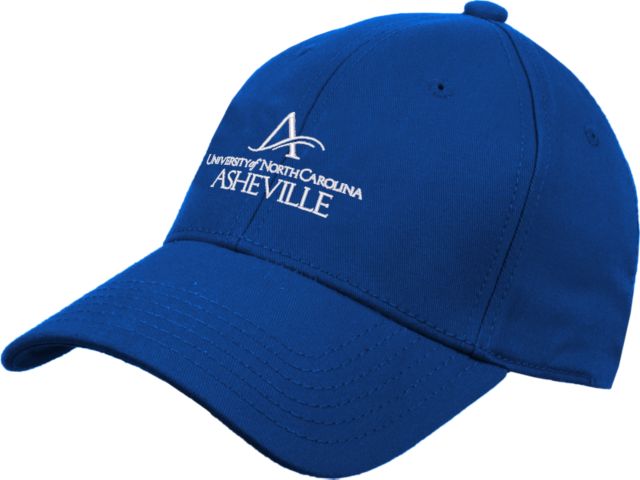 UNC Asheville Structured Adjustable Pro Style Hat University of North Carolina Asheville Stacked - ONLINE ONLY