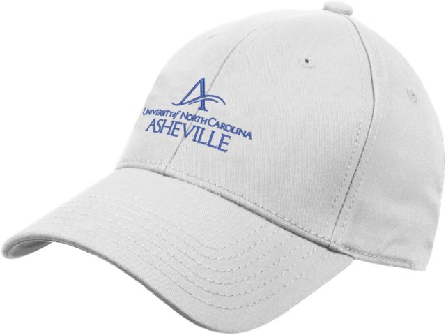 UNC Asheville Structured Adjustable Pro Style Hat University of North Carolina Asheville Stacked - ONLINE ONLY