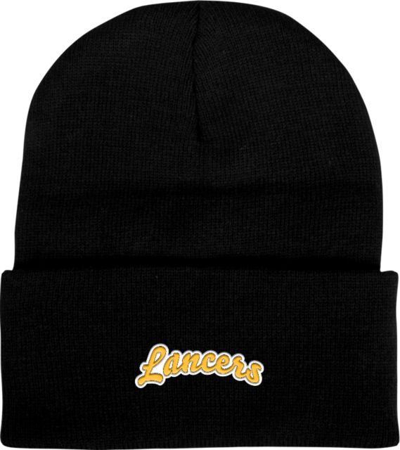 Eastern Wyoming Knit Beanie w/Cuff Eastern Wyoming College Script - Puff - ONLINE ONLY