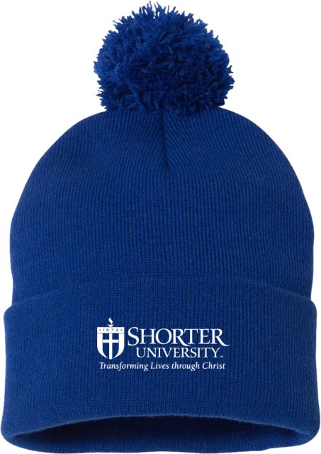 Shorter Univ Sportsman Pom Pom Cuffed Beanie Shorter University Wordmark - ONLINE ONLY