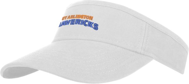 UTA Brushed Bull Denim Visor UTA Mavericks stacked - ONLINE ONLY