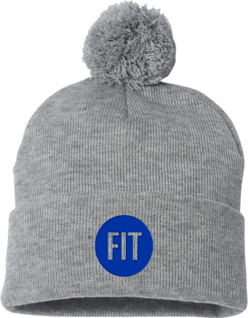 Fashion Institute Sportsman Pom Pom Cuffed Beanie FIT - Circle Emblem - ONLINE ONLY