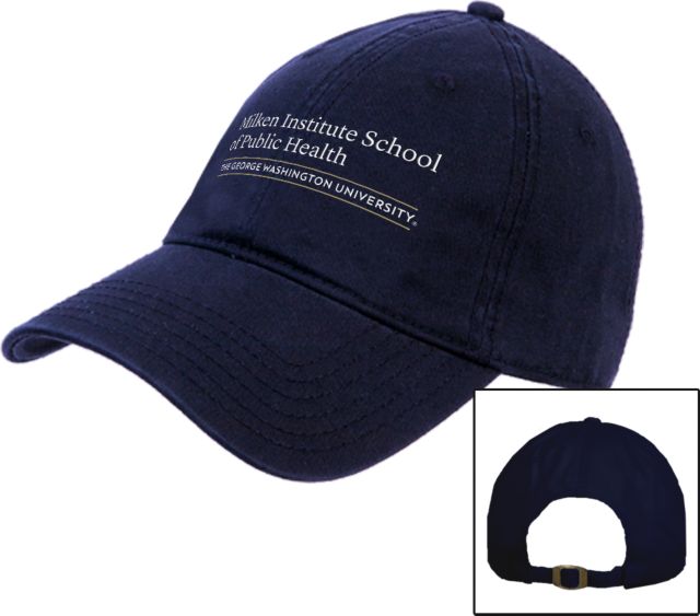 George Washington Unstructured Adjustable Low Profile Hat Public Health - ONLINE ONLY