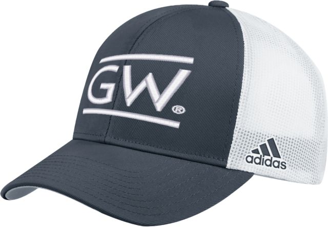 George Washington Adidas Structured Adjustable Mesh Hat Institutional GW - ONLINE ONLY