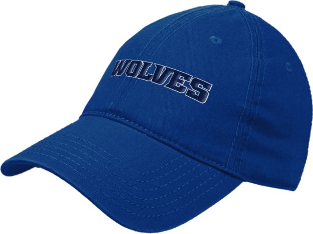 Metropolitan Penn Valley Unstructured Adjustable Low Profile Hat MCC Wolves Wordmark - ONLINE ONLY