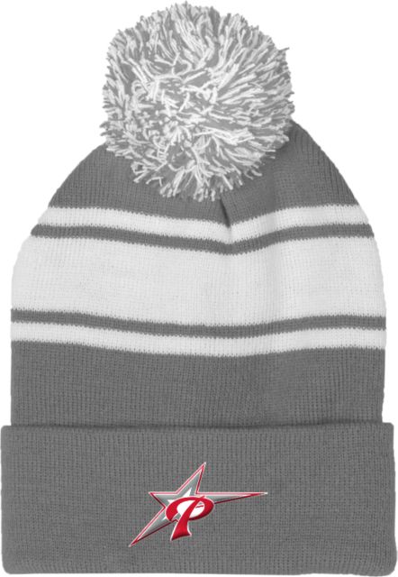 Palomar Two Tone Knit Pom Beanie w/Cuff Palomar College Comets Icon - ONLINE ONLY