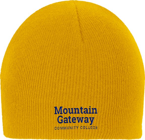 Mountain Gateway Knit Beanie Mountain Gateway CC Wordmark Stacked - ONLINE ONLY