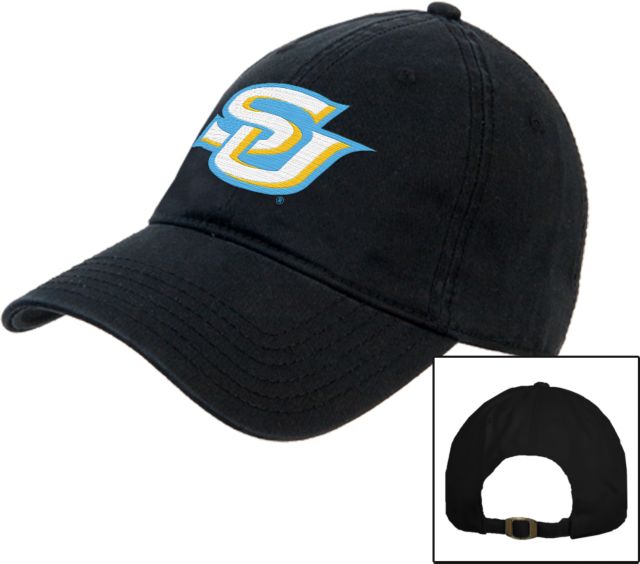 Southern University Unstructured Adjustable Low Profile Hat Interlocking SU - Primary Athletics Mark - ONLINE ONLY