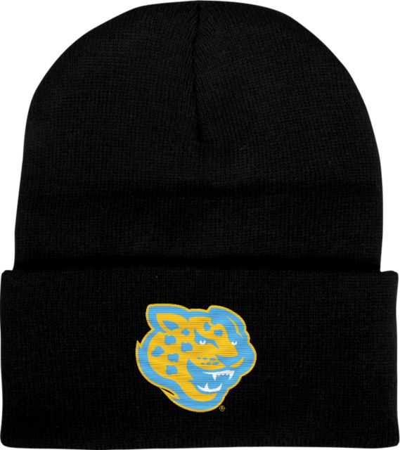 Southern University Knit Beanie w/Cuff Souther University Jaguar Head - ONLINE ONLY