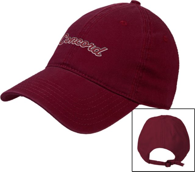 Concord Unstructured Adjustable Low Profile Hat Concord Script - ONLINE ONLY