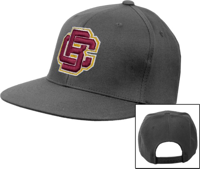 Bethune Cookman Flat Bill Snapback Hat Primary Mark - ONLINE ONLY