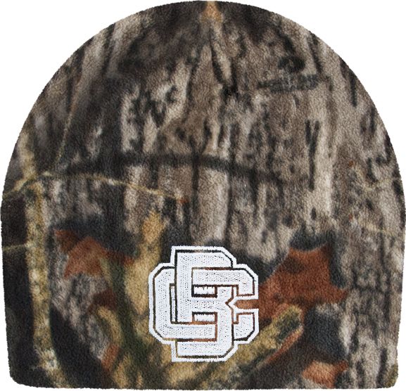 Bethune Cookman Mossy Oak Camo Fleece Beanie Primary Mark - ONLINE ONLY