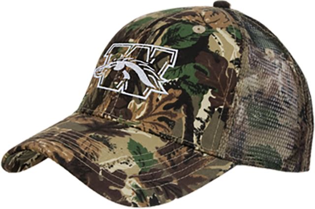 Western Michigan Youth Pro Style Hat Bronco Head Over Broncos | White