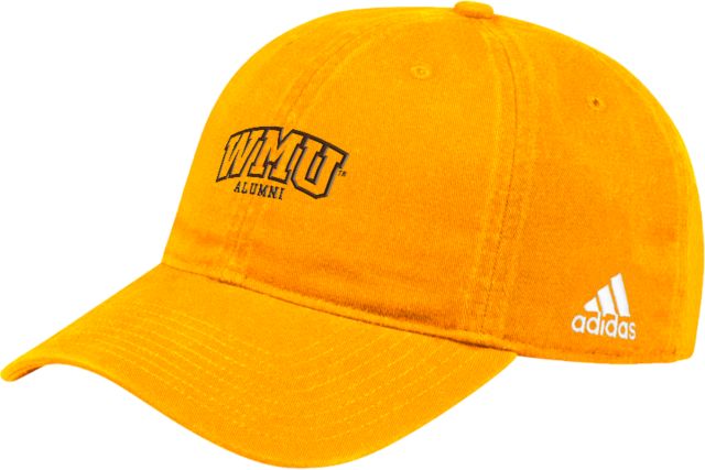 Western Michigan Adidas Adjustable Washed Slouch Arched WMU Alumni - ONLINE ONLY