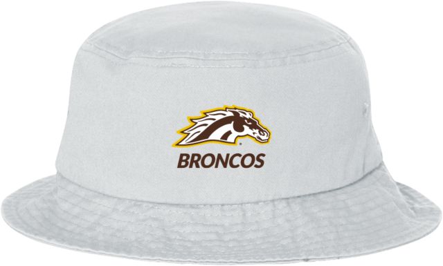 Western Michigan Sportsman Bucket Hat Broncos with Bronco Head Mascot - ONLINE ONLY