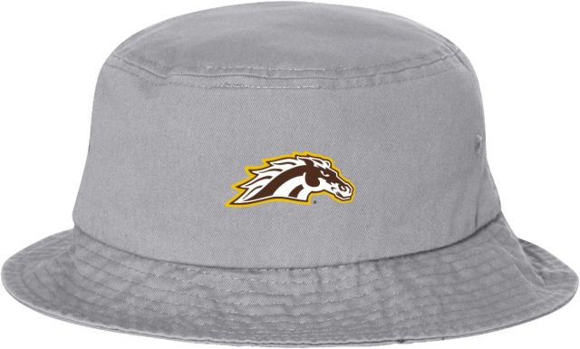 Western Michigan Sportsman Bucket Hat WMU Bronco Head Mascot - ONLINE ONLY