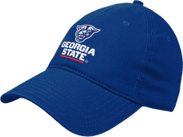 Georgia State Unstructured Adjustable Low Profile Hat Primary Logo - ONLINE ONLY