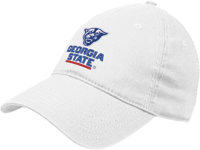 Georgia State Unstructured Adjustable Low Profile Hat Primary Logo - ONLINE ONLY