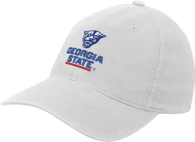 Georgia State Flexfit Structured Low Profile Hat Primary Logo - ONLINE ONLY