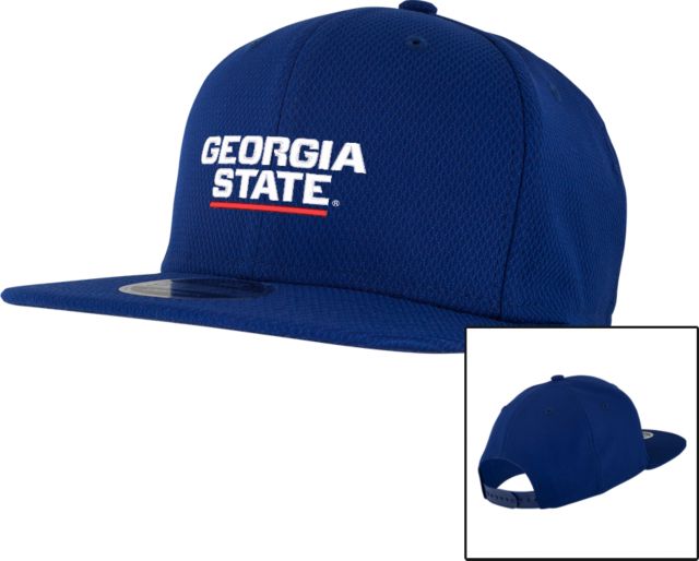 Georgia State New Era Diamond Era 9Fifty Snapback Hat Stacked Logo - ONLINE ONLY