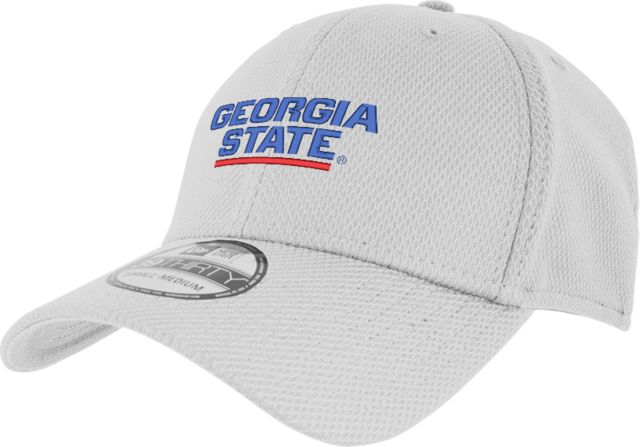 Georgia State New Era Diamond Era 39Thirty Stretch Fit Hat Stacked Logo - ONLINE ONLY
