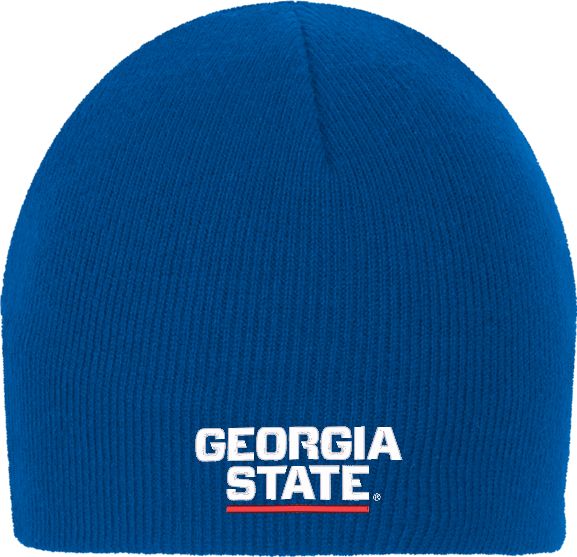Georgia State Knit Beanie Stacked Logo - ONLINE ONLY
