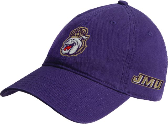 James Madison Twill Unstructured Low Profile Hat Duke Dog Head - ONLINE ONLY