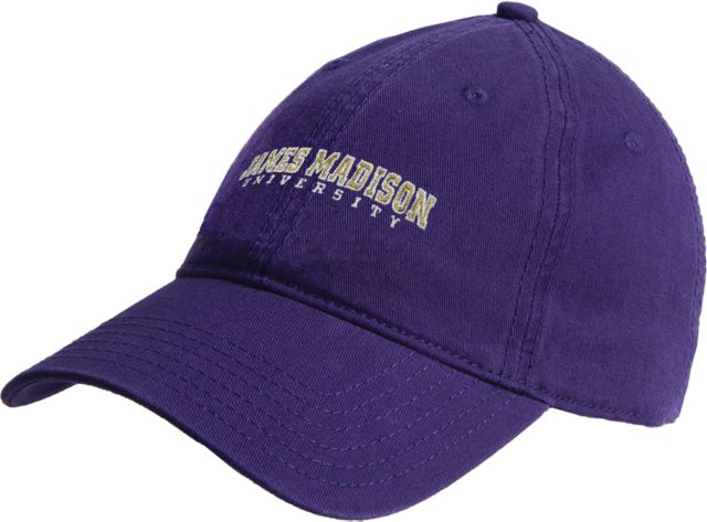 James Madison Twill Unstructured Low Profile Hat James Madison University Arched - ONLINE ONLY