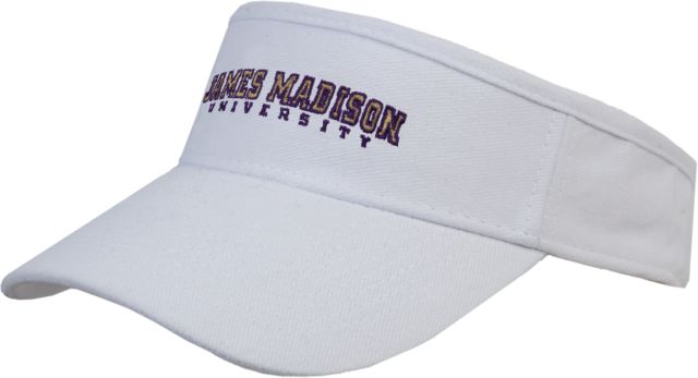 James Madison Brushed Bull Denim Visor James Madison University Arched - ONLINE ONLY