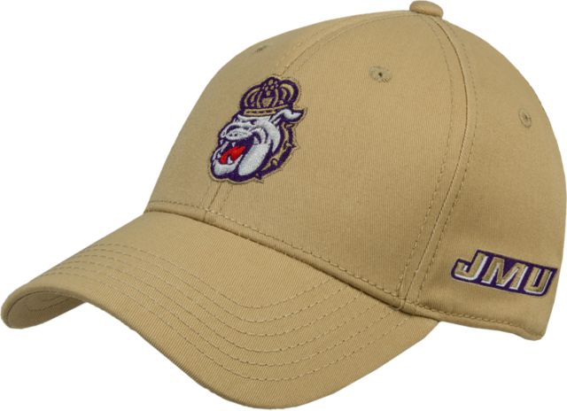 James Madison Heavyweight Twill Pro Style Hat Duke Dog Head - ONLINE ONLY