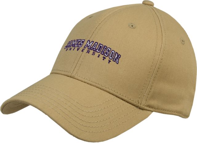 James Madison Heavyweight Twill Pro Style Hat James Madison University Arched - ONLINE ONLY