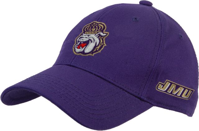 James Madison Heavyweight Twill Pro Style Hat Duke Dog Head - ONLINE ONLY