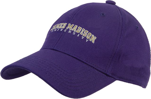 James Madison Heavyweight Twill Pro Style Hat James Madison University Arched - ONLINE ONLY