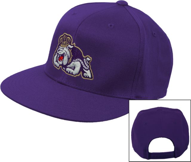 James Madison Flat Bill Snapback Hat Duke Dog - ONLINE ONLY