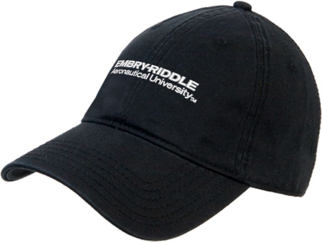 Embry Riddle Worldwide Unstructured Adjustable Low Profile Hat ERAU Wordmark - ONLINE ONLY
