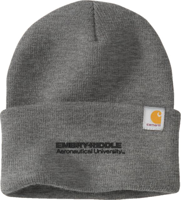 Embry Riddle Worldwide Carhartt Knit Beanie w/Cuff ERAU Wordmark - ONLINE ONLY