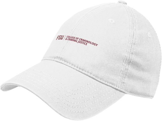 Florida State Unstructured Adjustable Low Profile Hat College of Criminology and Criminal Justice - FSU - ONLINE ONLY